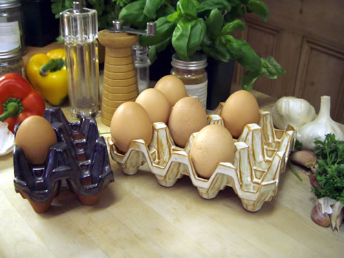 Terracotta Egg Racks