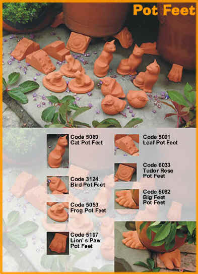 Terracotta Pot Feet