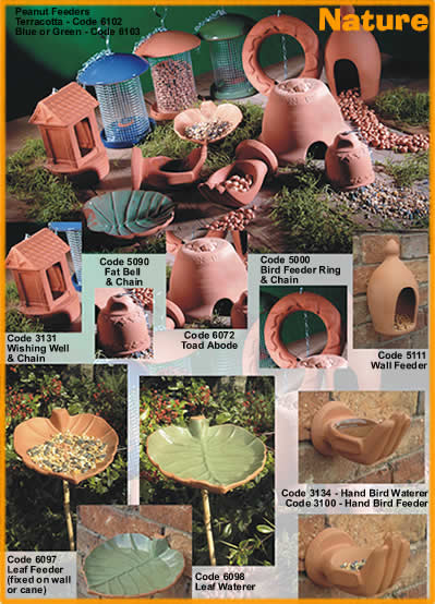 Terracotta Bird Feeders