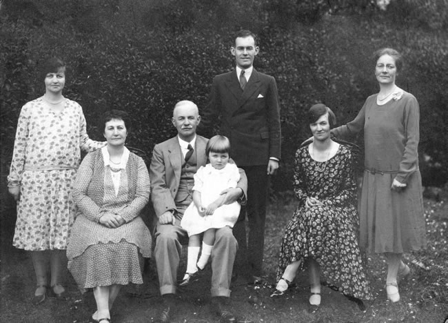 Gareth's family in South Wales