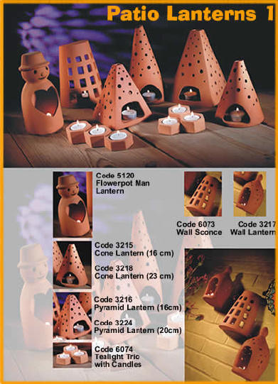 Terracotta Patio Lanterns